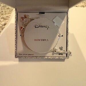 Disney Silver Plated Bowtiful Bracelet